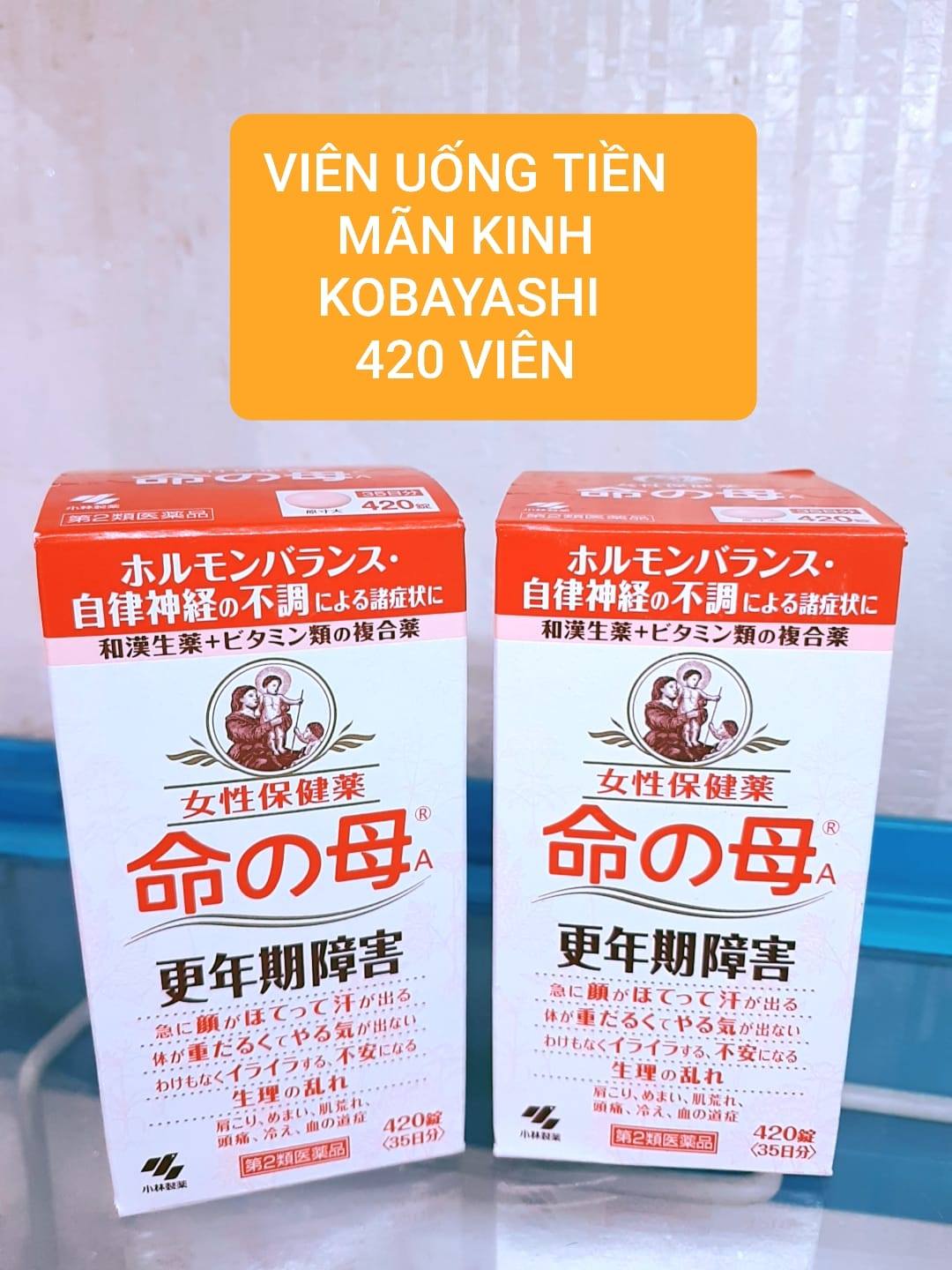 Viên uống tiền mãn kinh Kobayashi 840 viên